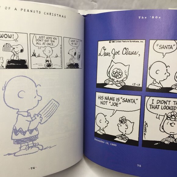 The Joy Of A Peanuts Christmas Book 50 Years Holiday Comics Charlie Brown Snoopy - Picture 7 of 14
